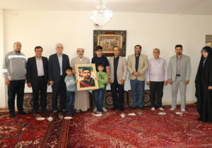 دیدار مدیرعامل سازمان حمل و نقل ریلی شهرداری تبریز با خانواده های معزز شهیدان حبیب لطفی قراملکی و رضا اسحقی قراملکی