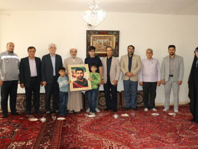 دیدار مدیرعامل سازمان حمل و نقل ریلی شهرداری تبریز با خانواده های معزز شهیدان حبیب لطفی قراملکی و رضا اسحقی قراملکی