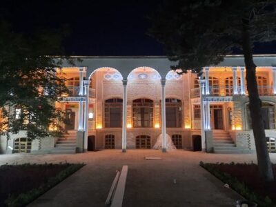اجرای نورپردازی خانه تاریخی کلکته‌چی
