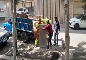 دال گذاری بتنی در دو مسیر شهرداری منطقه ۲