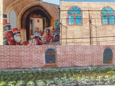 جدارههای بوستان دانشسرا مزین به نقاشیهای الهامگرفته از هویت تاریخی تبریز شد