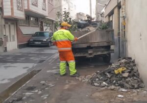 جمع آوری بیش از یک هزار و ۴۰۰ تن نخاله از معابر سطح حوزه شهرداری منطقه ۲