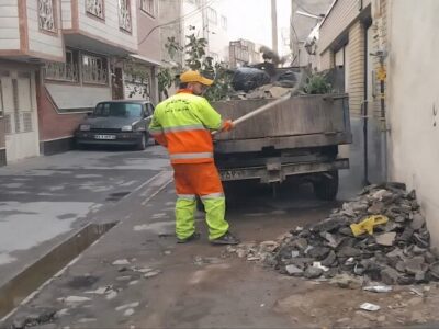 جمع آوری بیش از یک هزار و ۴۰۰ تن نخاله از معابر سطح حوزه شهرداری منطقه ۲
