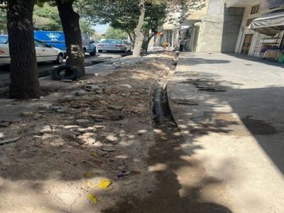 توسعه زیرساخت آبیاری فضای سبز منطقه ۴ تبریز با اجرای شبکهگذاری آب خام
