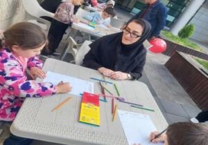 برگزاری مسابقه نقاشی کودکان در فرهنگسرای شهید بهشتی