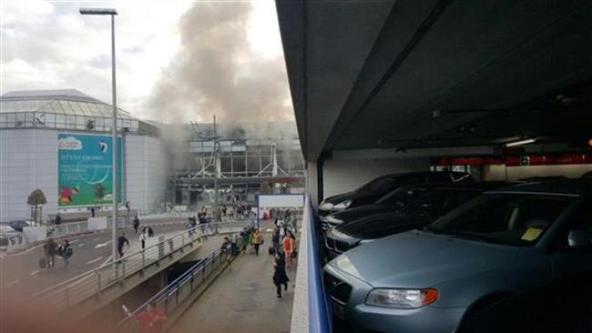 انفجار در فرودگاه بروکسل بلژیک