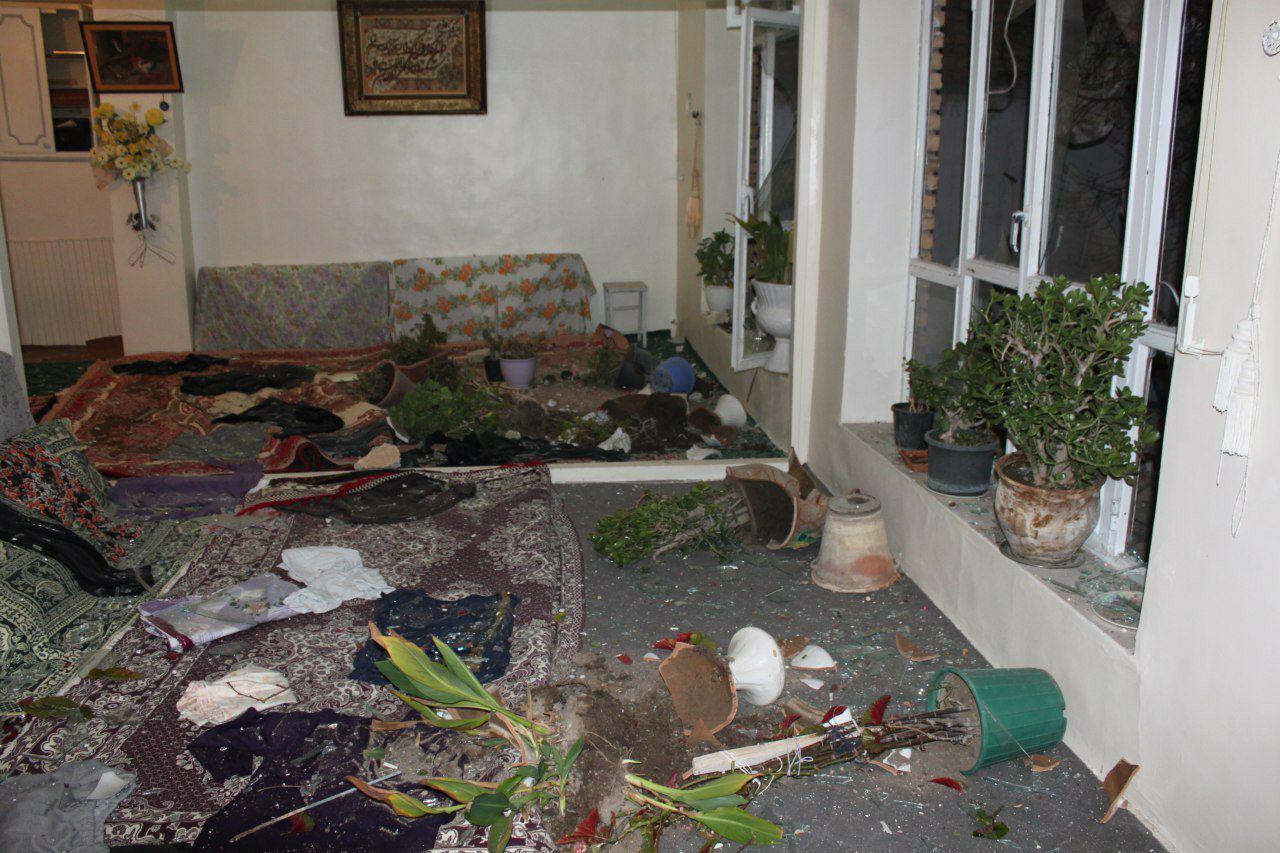 انفجار مهیب در منزل مسکونی در خیابان شهید مفتح تبریز