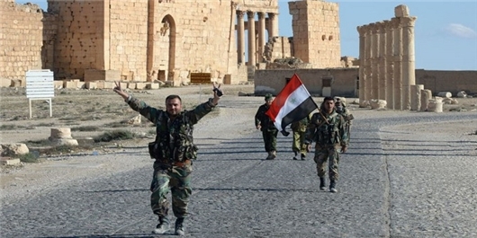آزادسازی کامل شهر باستانی تدمر از سوی ارتش سوریه تأیید شد