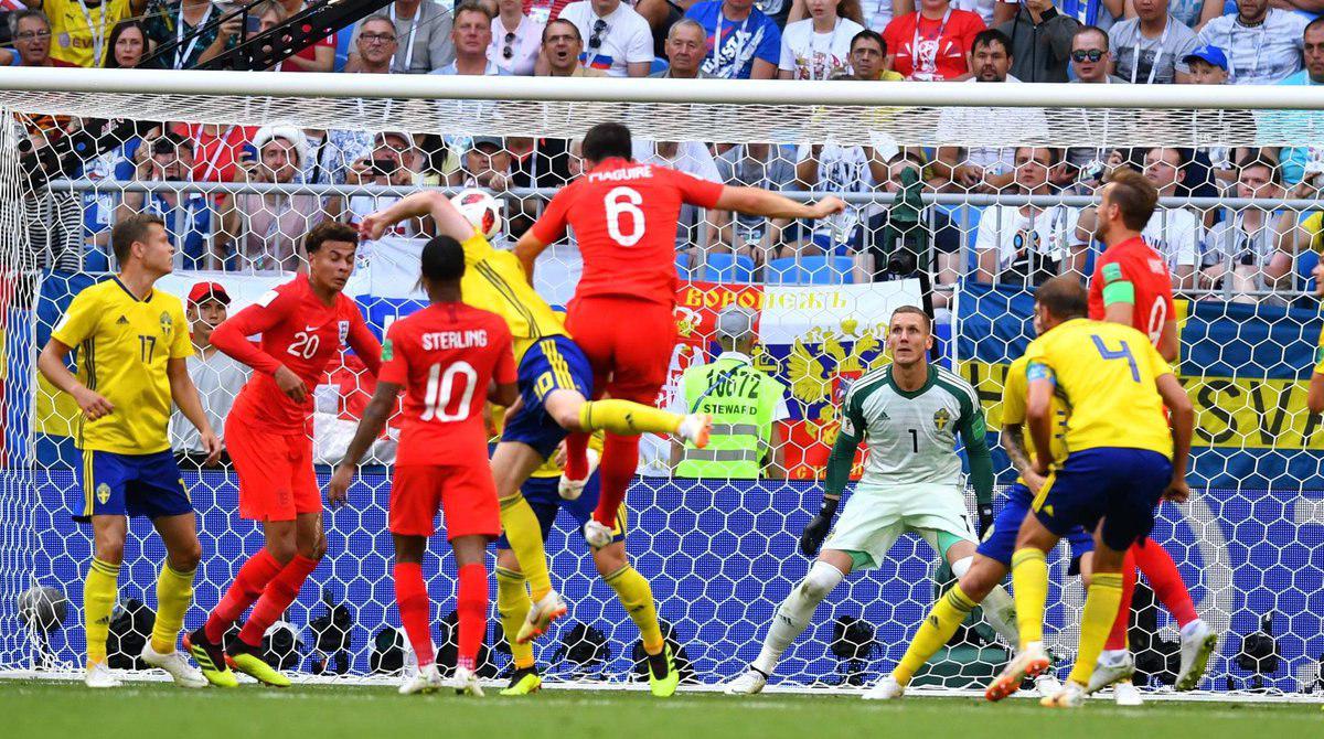 انگلیس ۲ – سوئد ۰ / انگلیس به نیمه نهایی جام جهانی رسید