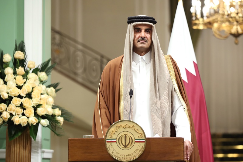 امیر قطر: رابطه ما با ایران تاریخی است / تنها راه‌حل تمامی بحران‌ها را گفتگو می‌دانیم