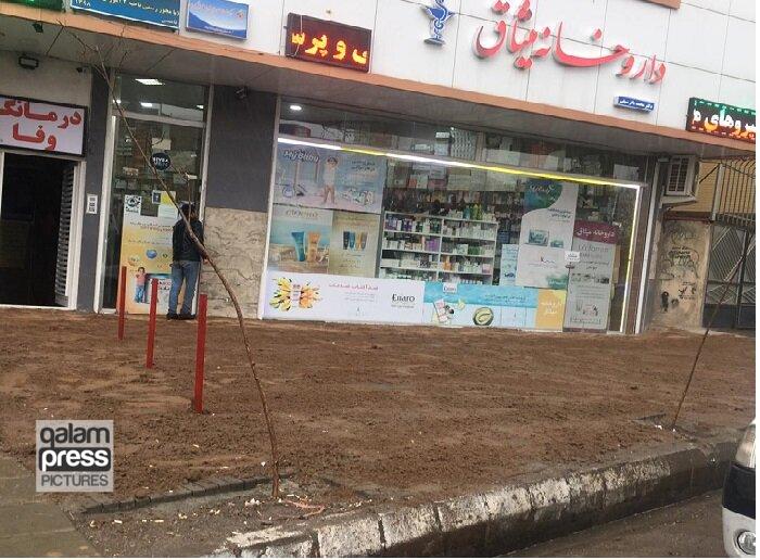 اتمام عملیات زیرسازی در پیاده رو خیابان شنب غازان