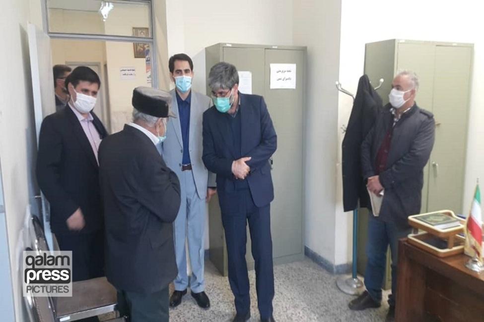 بازدید از پیش اعلام نشده رئیس کل دادگستری اردبیل از حوزه قضایی نمین