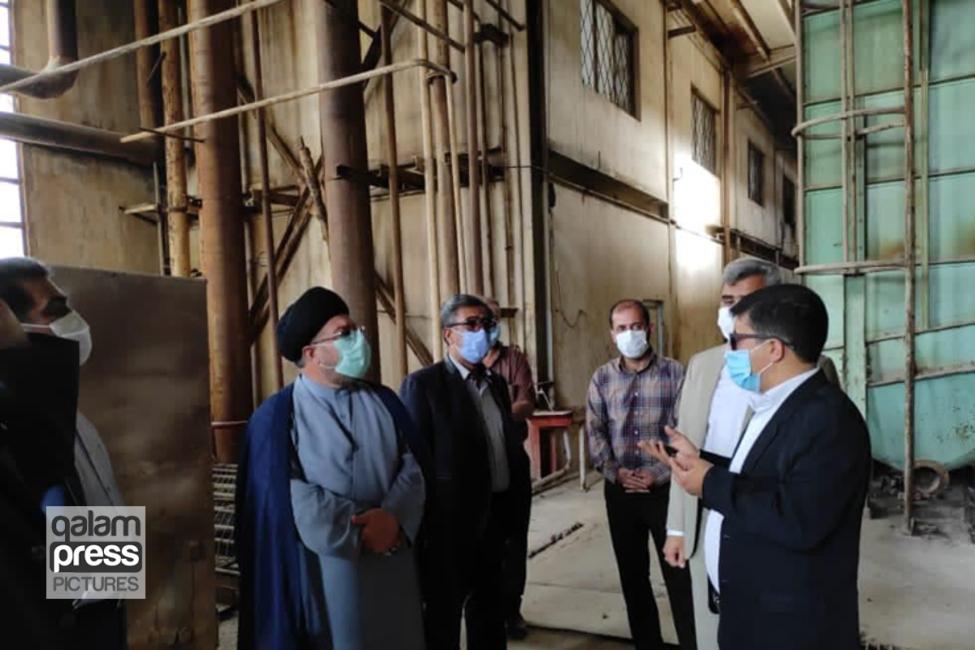 بازدید رییس کل دادگستری فارس از کارخانه قند رستم