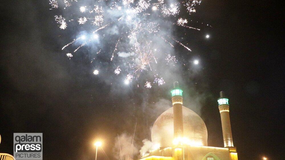 نورافشانی عید بزرگ نیمه شعبان برگزار می شود