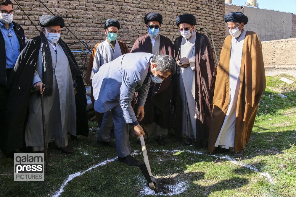 کلنگ احیای مسجد جامع سید «یاعلی» بر زمین زده شد