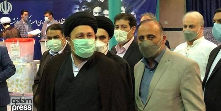 سیدحسن خمینی با حضور در جماران رای خود را به صندوق انداخت