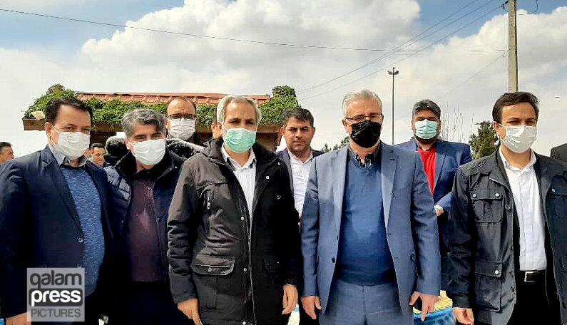 بازدید فرماندار از ایستگاه راهنمای مسافران نوروزی شهرداری منطقه ۴ تبریز