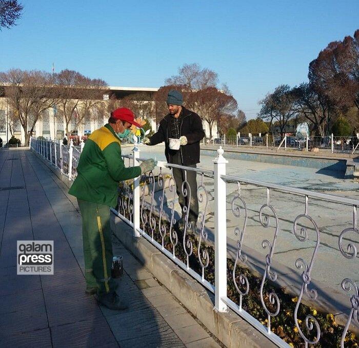 ساماندهی مبلمان و تجهیز پارکهای غرب و شمالغرب تبریز