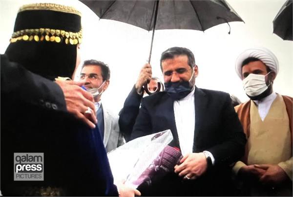 استقبال مسئولین و اهالی فرهنگ و هنر شهرستان بناب از وزیر فرهنگ و ارشاد اسلامی