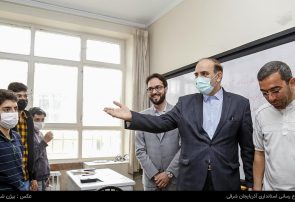 حضور استاندار آذربایجان شرقی در دو مدرسه و قدردانی از زحمات معلمان