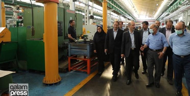 بازدید وزیر نیرو از شرکت پمپیران در تبریز