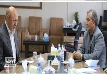 جلسه مشترک فرماندار اهر با مدیرکل راه و شهرسازی آذربایجان شرقی