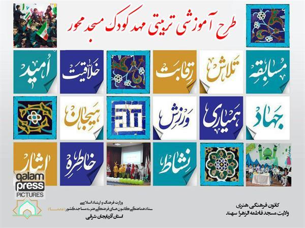 برگزاری کارگاه معرفی طرح تربیتی آموزشی مهد کودک مسجد محور با عنوان مهد مسجدی در تبریز