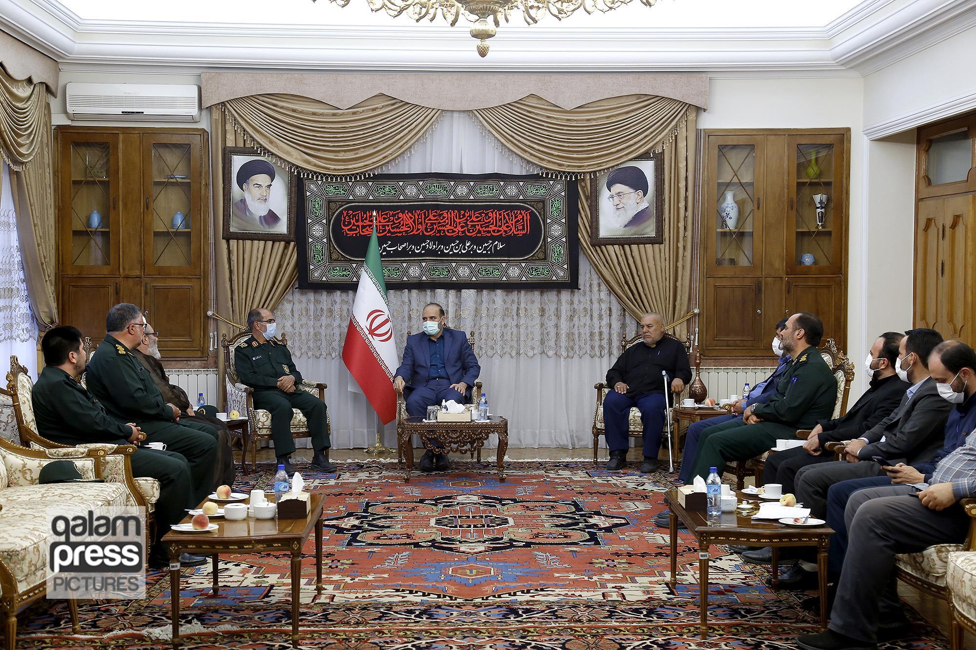 دیدار فرماندهان سپاه عاشورا و مدیران اداره کل بازرسی استان با استاندار آذربایجان شرقی