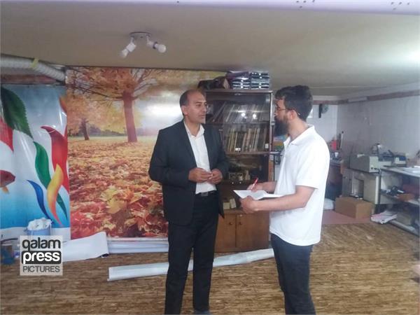 بازدید سرپرست اداره فرهنگ و ارشاد اسلامی آذرشهر از کانونهای آگهی و تبلیغاتی