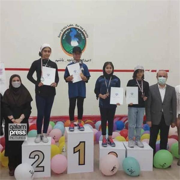 کسب مقام کشوری اسکواش دختران توسط سانای اسدی