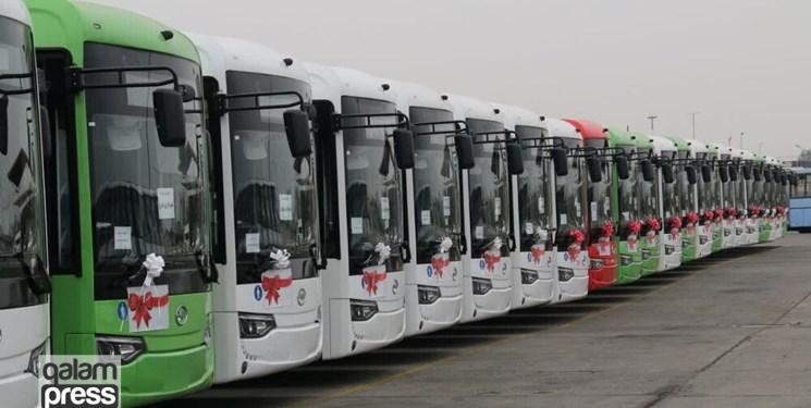 ۳۰۰ دستگاه اتوبوس جدید وارد ناوگان حمل‌ونقل عمومی می‌شود