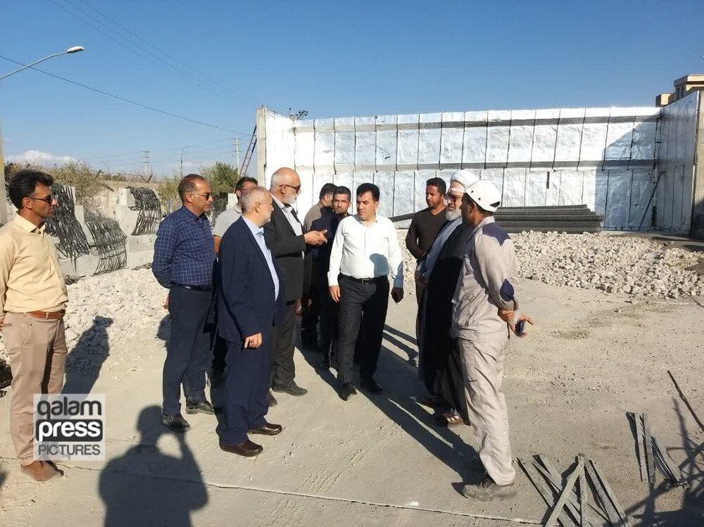 بازدید شهردار و رییس شورای اسلامی شهر تبریز از پروژه تقاطع شهید فروزنده