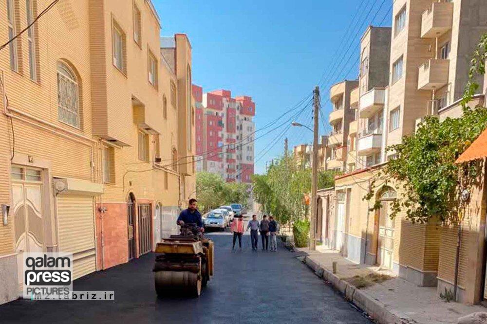 آسفالتریزی سه هزارو ۷۵۰ تنی شهرداری تبریز طی هفته گذشته