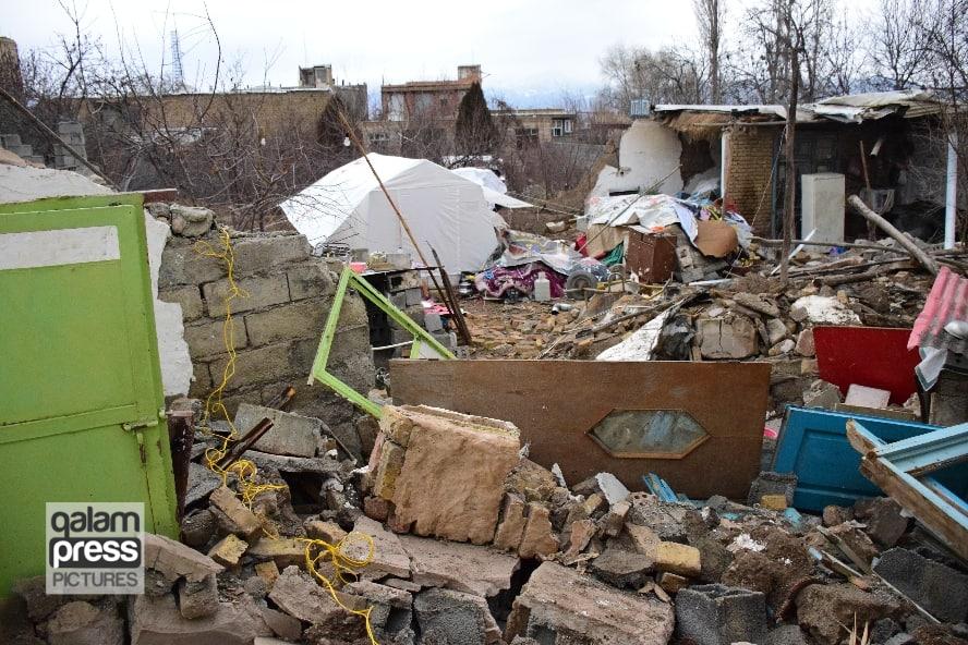 روایت عکاس قلم پرس از خوی پنج روز پس از زلزله