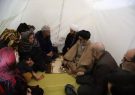 حضور امام جمعه تبریز در مناطق زلزله زده خوی
