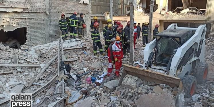 انفجار ساختمان در تبریز/۳ خانه به طور کامل تخریب با ۵ کشته