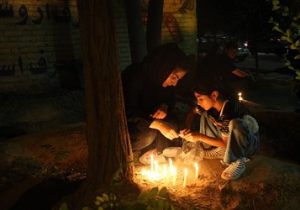 آئین شام غریبان و شمع گردانی سیدالشهدا در تبریز