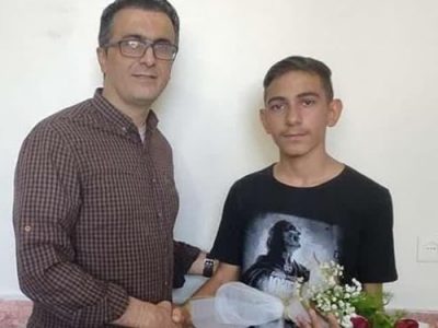 دلجویی مربی بسکتبال مرند از شاگردش