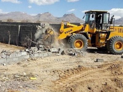رفع تصرف از ۳۶۴۱ مترمربع زمین خواری در شهرستان تبریز