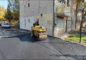 توزیع ۴۹۴ تن آسفالت طی هفته گذشته در معابر غرب و شمالغرب تبریز