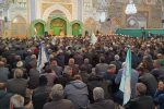 اجتماع ۵۰۰۰ نفری مددجویان آذربایجانشرقی در حرم رضوی