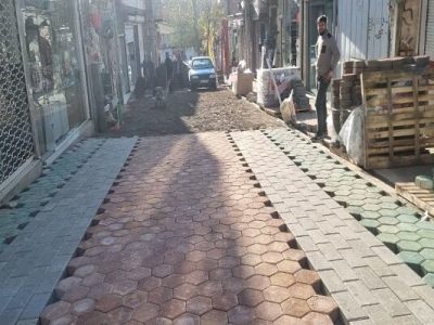 سنگفرش و مناسبسازی ۲۱ هزار و ۲۰۰ مترمربع از معابر منطقه ۱۰