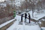 برف روبی معابر و مسیرهای دسترسی پارکها و برفتکانی درختان