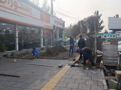 پیشرفت ۹۰ درصدی اصلاح هندسی میدان بزرگ ائل گلی