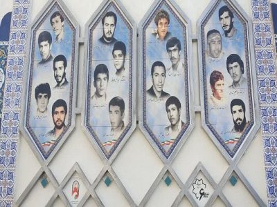 نصب کتیبه سنگی شهدای آذربایجان در میدان راهآهن تبریز