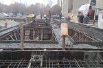 اجرای بتن ریزی فونداسیون سالن ورزشی امیرکبیر
