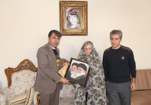 دیدار مدیرعامل سازمان حمل و نقل مسافر شهرداری تبریز با خانواده شهید والامقام «ابراهیم فیضی صرافی»