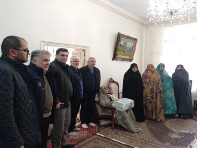 دیدار شهردار منطقه ۱۰ تبریز با خانواده معظم شهیدان «کاظم و ساجد کاظمی راشد »