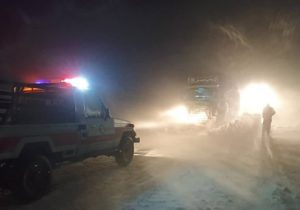 امدادرسانی به ۲۷ نفر گرفتار در برف و کولاک آذربایجان‌شرقی