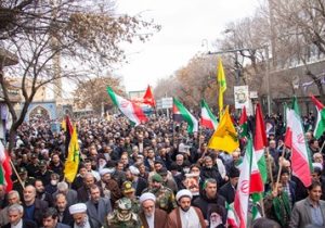 راهپیمایی مردم تبریز در محکومیت جنایات تروریستی کرمان